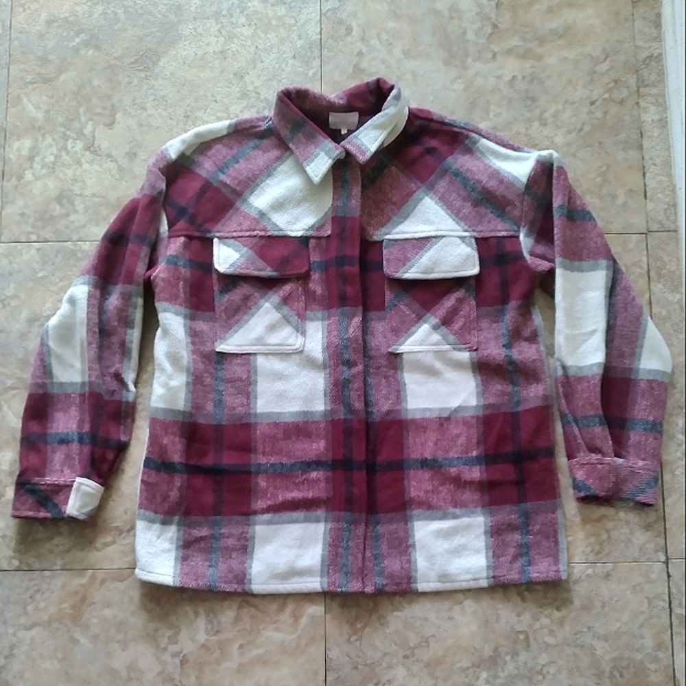 entro The Cozy Shacket, size Small